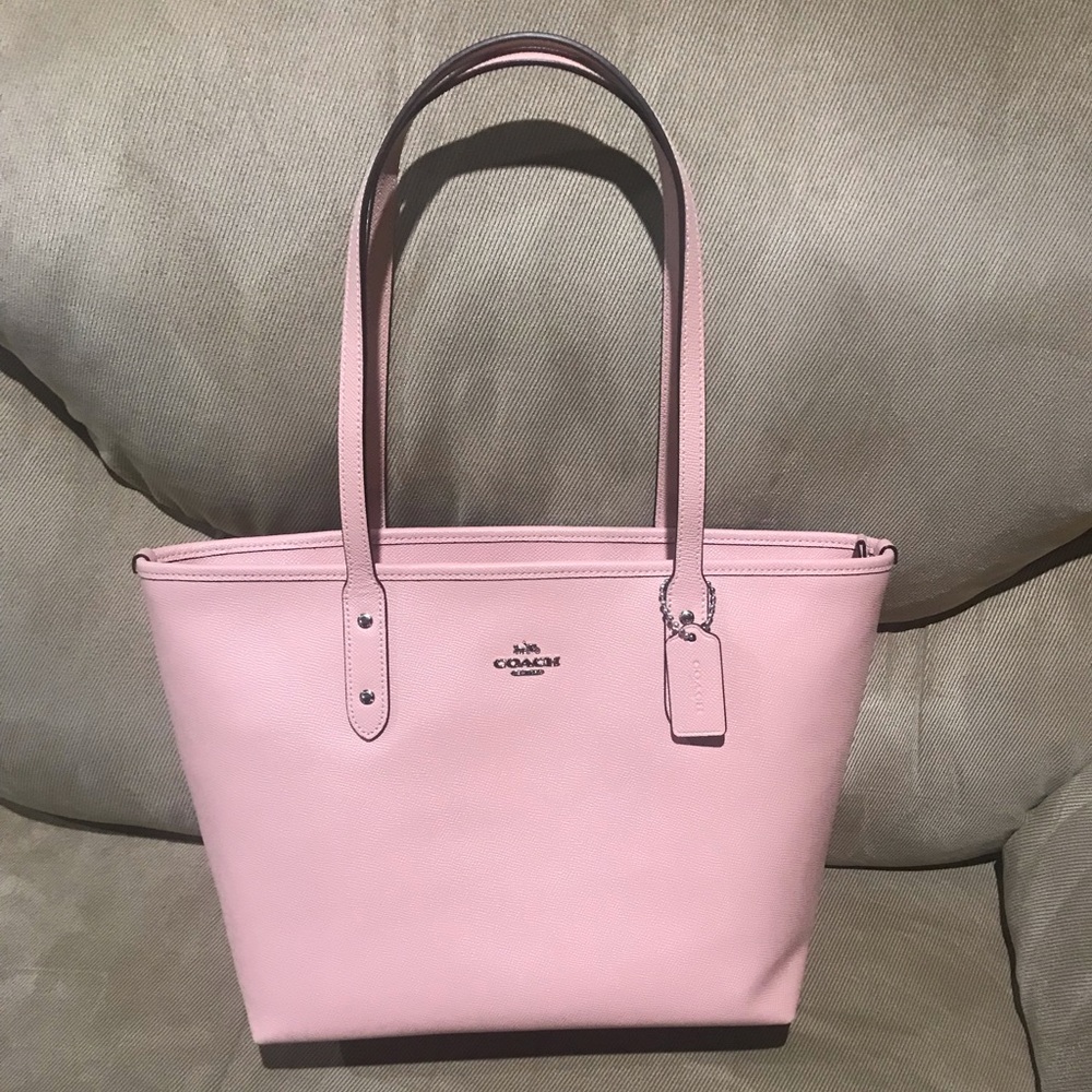 NWT Coach light pink tote